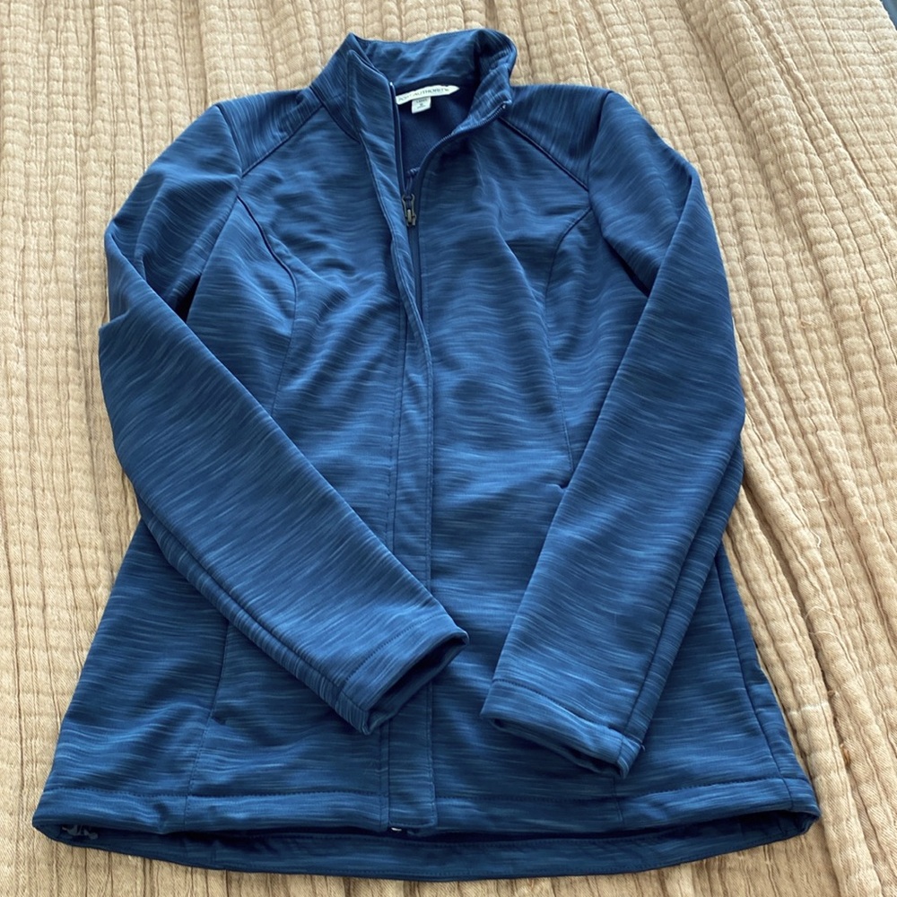 Port Authority fleece lined warm full zip jacket Size Small